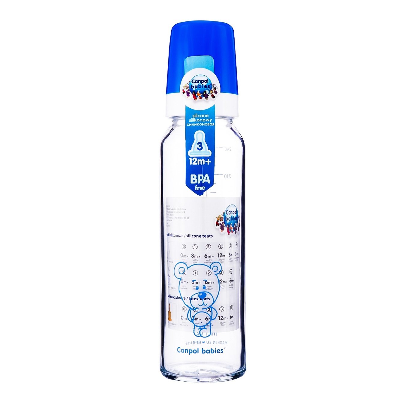 

Бутылочка Canpol Babies 42/101 стеклянная 240мл 1шт