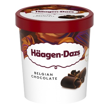 Haagen-Dazs Belgian Chocolate Ice Cream 400g - buy, prices for METRO - photo 1