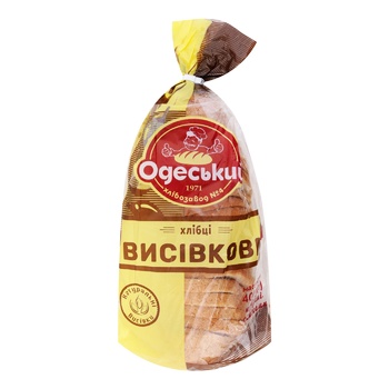 Хлібці Одеський хлібозавод №4 висівкові в нарізці 400г - купити, ціни на METRO - фото 1