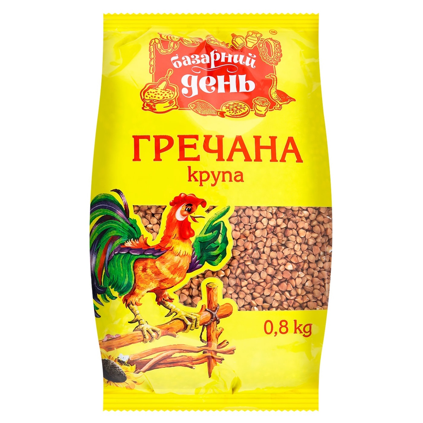 

Крупа Базарный день Гречневая 0,8кг