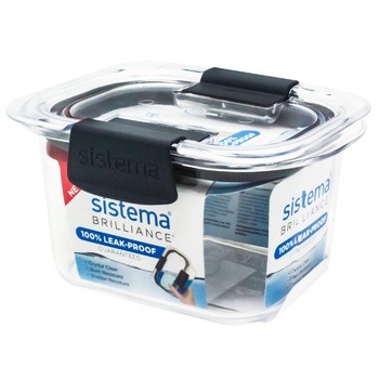 Sistema Brilliance Hermetic Transparent Storage Container 380ml - buy, prices for - photo 1