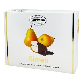 Hauswirth Pear in Chocolate Candies 180g - buy, prices for - photo 1