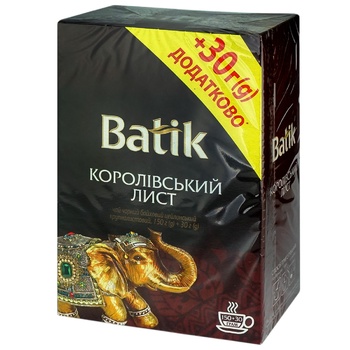 Batik Royal Leaves Ceylon Black Tea 180g - buy, prices for - photo 1