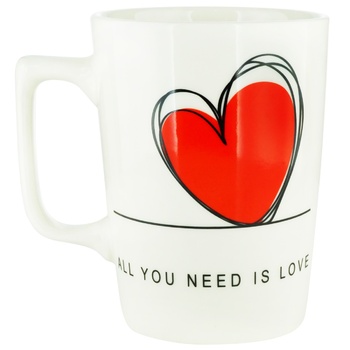 Кухоль Galleryglass Love порцеляновий 370мл - купити, ціни на Auchan - фото 2