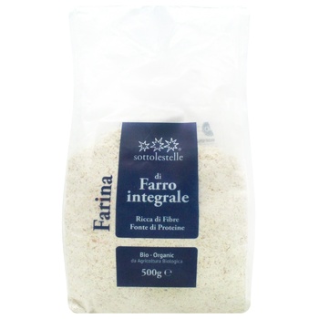 Sottolestelle Wholegrain Spelt Flour 500g - buy, prices for - photo 2