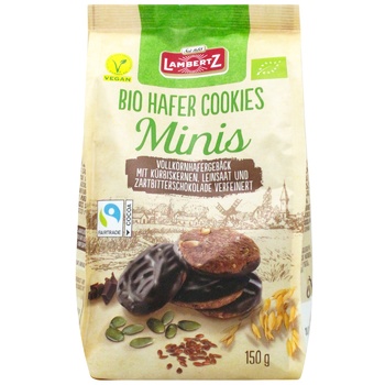 Lambertz Bio Spring Cookies in Dark Chocolate 150g - buy, prices for - photo 3