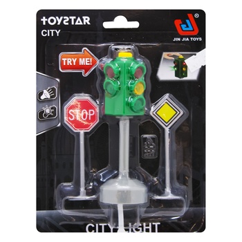 Shantou Yisheng Traffic Light and Road Signs Play Set 666-02Q - buy, prices for - photo 1