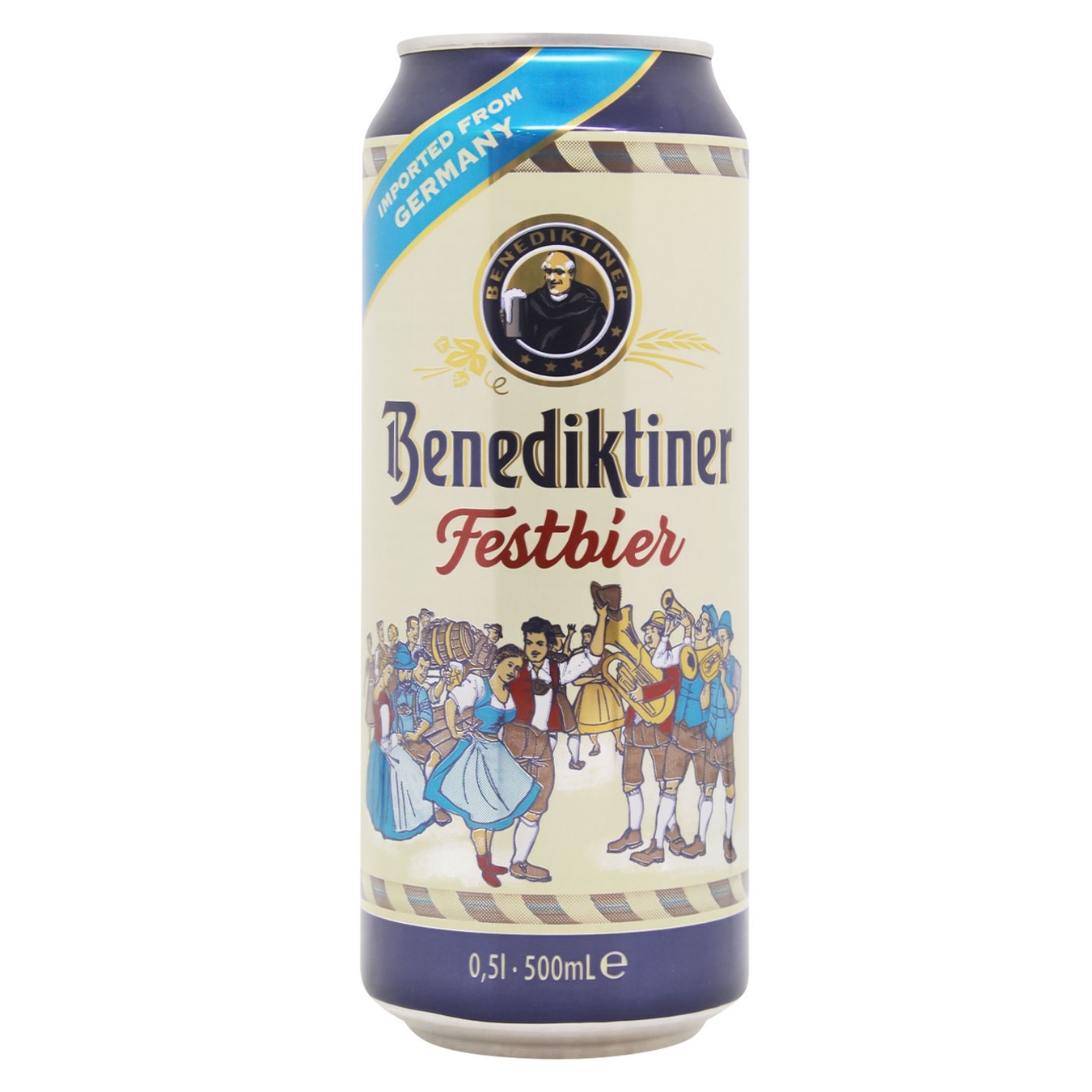 

Пиво Benediktiner Festbier светлое железная банка 5,8% 0,5л