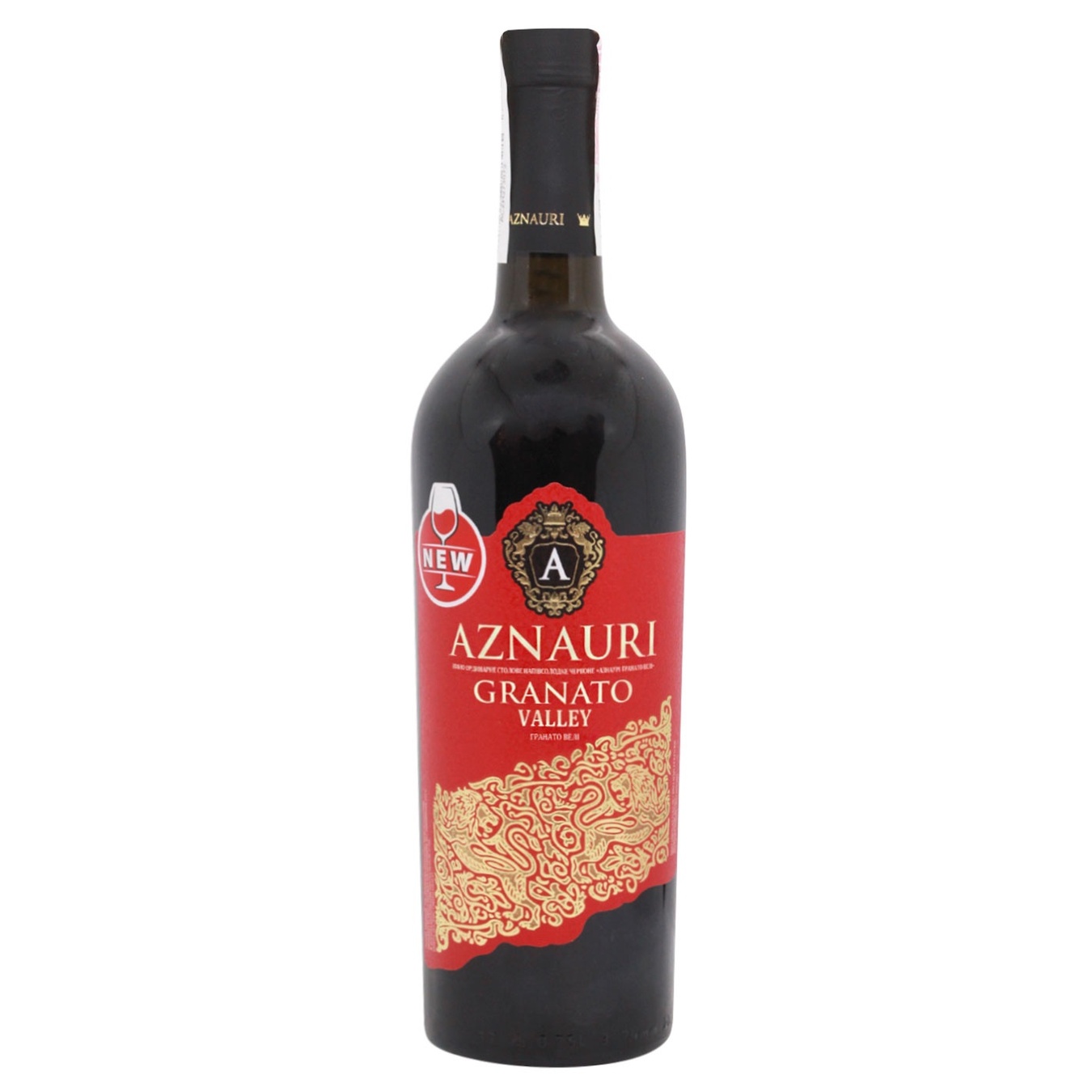 

Вино Aznauri Granato Valley красное полусладкое 9-13% 0,75л