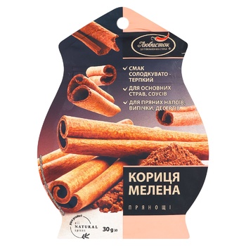 Lyubystok Seasoning Ground Cinnamon 30g - buy, prices for Auchan - photo 1