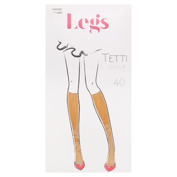 Гольфы женские Legs Tetti Colour 40den One size ochre - купить, цены на - фото 1