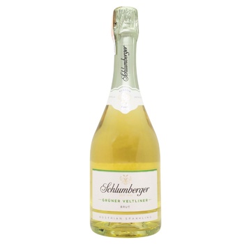 Вино игристое Schlumberger Gruner Veltliner белое брют 12% 0,75л - купить, цены на Auchan - фото 1