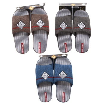 Обувь домашняя Home Story мужская р.41-46 - купить, цены на КОСМОС - фото 1