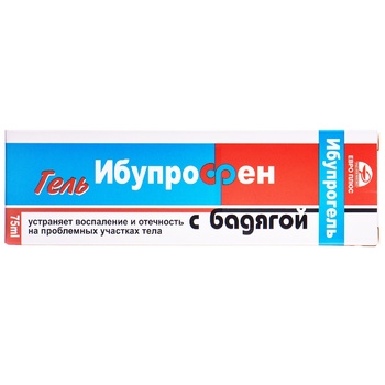Гель Евро Плюс Ібупрогель з бодягою для суглобів 75мл - купити, ціни на Auchan - фото 2