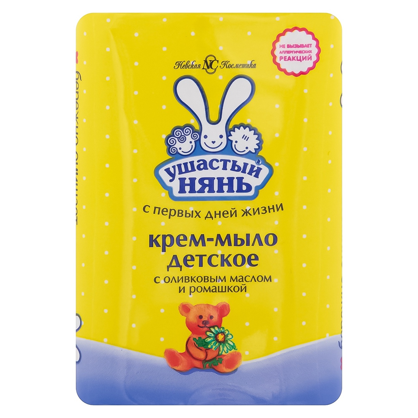 

Мыло детское Ушастый нянь с оливковым маслом и ромашкой 90г