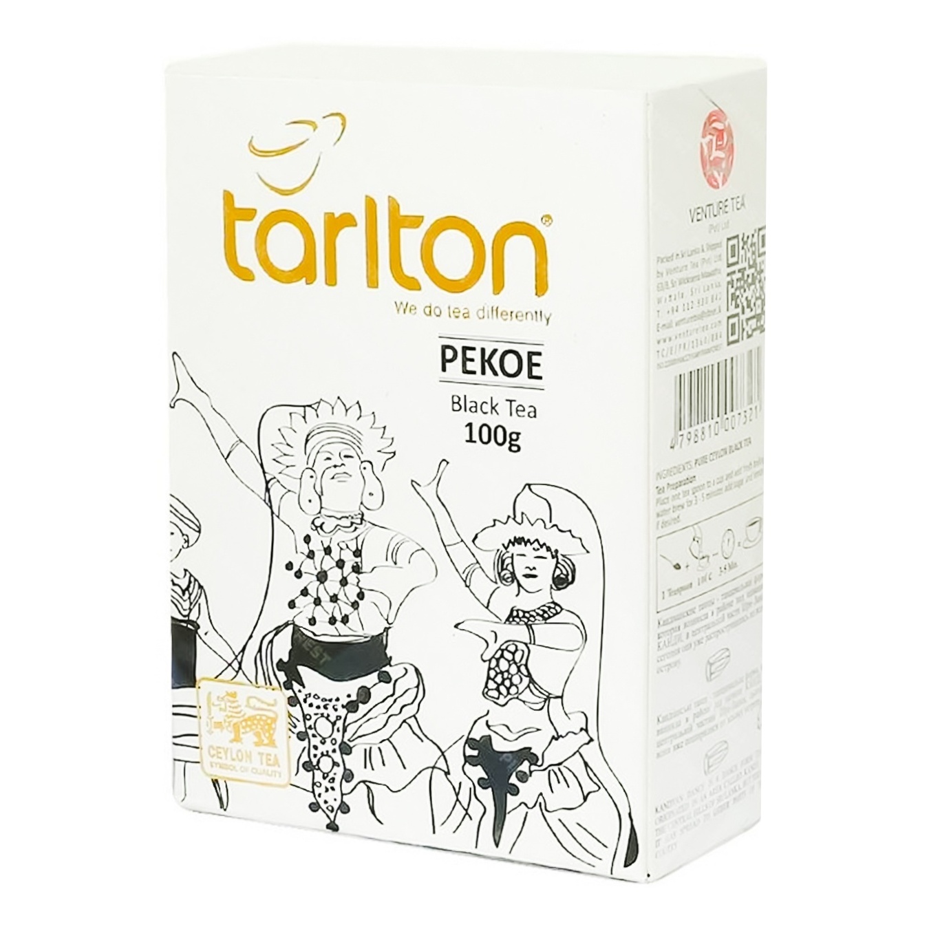 

Чай черный Tarlton Пекое 100г