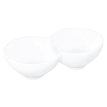 Wilmax 2-Section Snacks Dish 18x9x5cm - buy, prices for Ideal - photo 1