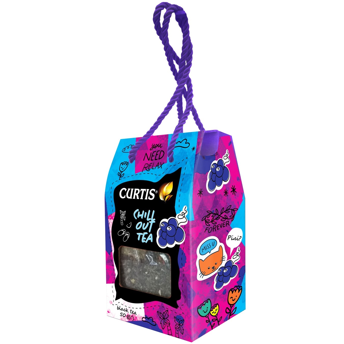 

Чай Curtis Chill Out Tea чорний ароматизований 50г