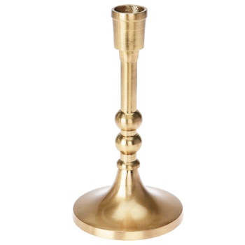 Aluminum Gold Candlestick 17.5cm - buy, prices for - photo 1