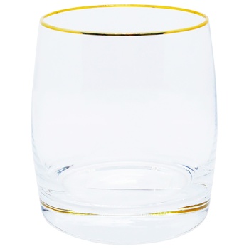 R-Glass Ideal Glass with Golden Trim 290ml - buy, prices for COSMOS - photo 1