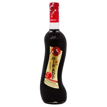 Mikado Strawberry Red Sweet Wine Drink 6.0-6.9% 0.7l - buy, prices for Torba - photo 1