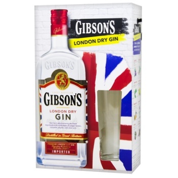 Gibbon's Gin 37.5% 0.7l + Glass - buy, prices for Tavria V - photo 1