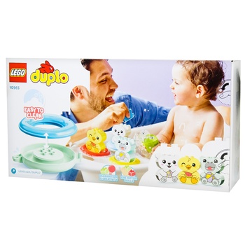 Конструктор Lego Duplo Веселое купание Плавающий поезд с животными 10965 - купить, цены на Auchan - фото 1