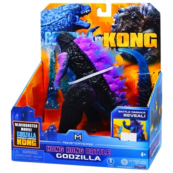 Godzilla Vs Kong Godzilla with Battle Wounds and Ray Toy Figurine 35353 - buy, prices for Tavria V - photo 1