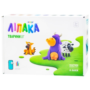 Lipaka Animals Plasticine 6pcs