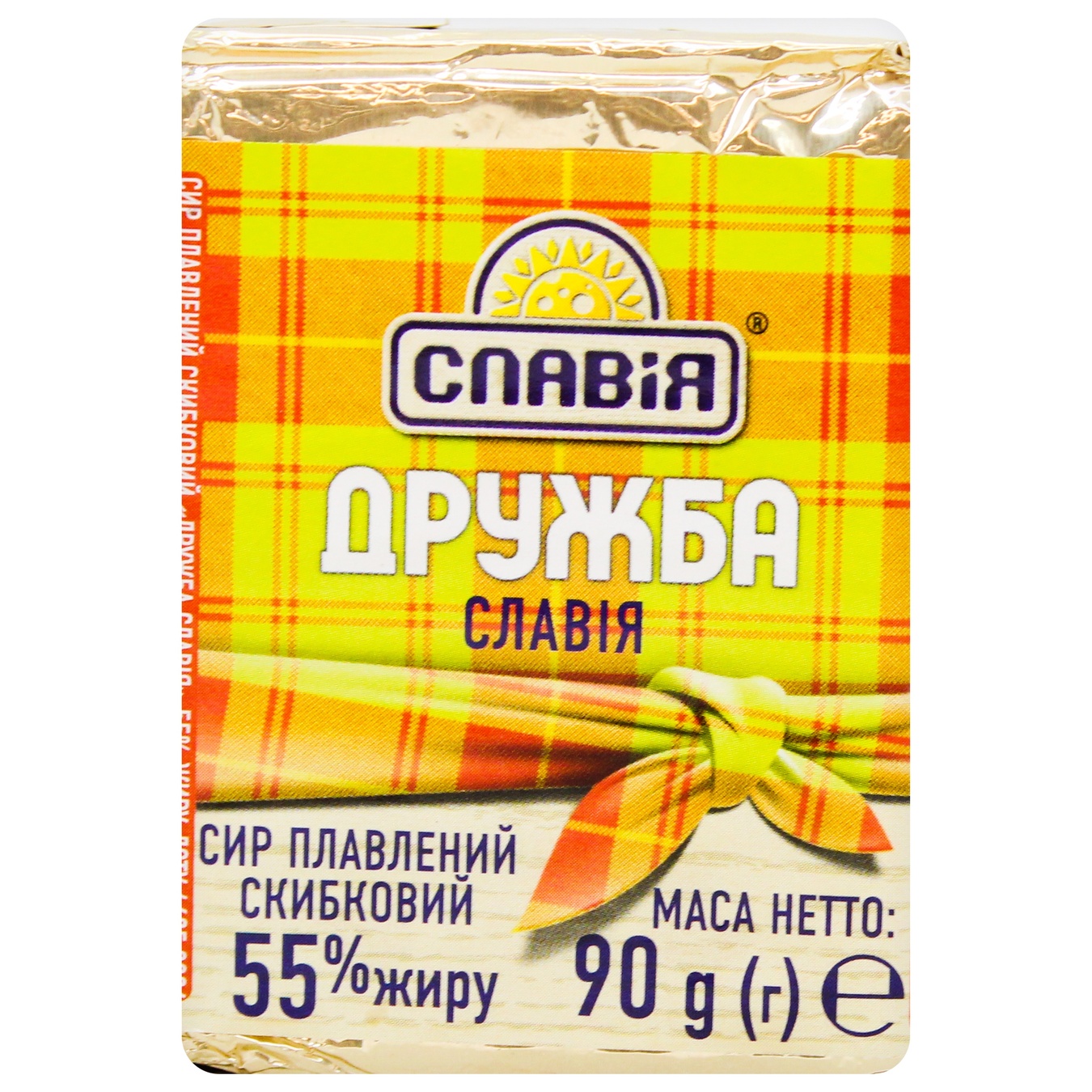 

Сыр плавленый Славія Дружба 55% 70г