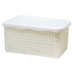 Контейнер для хранения Bursev жемчужина бежевый пластик 10л