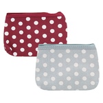 Косметичка текстильна горох колір в асортименті 18х11х3см