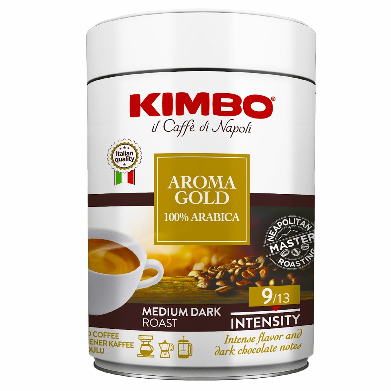 

Кофе Kimbo Aroma Gold 100% Arabica молотый ж/б 250г