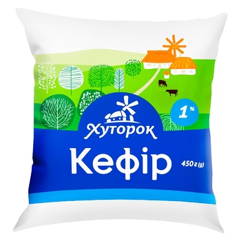 Кефир Хуторок 1% 450г - купить, цены на VARUS - фото 1