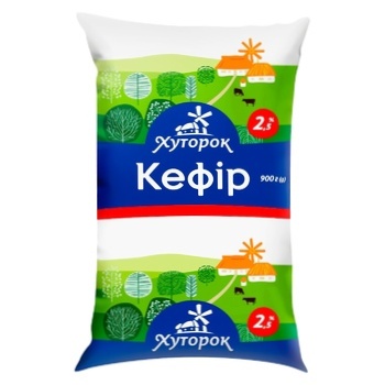 Кефір Хуторок 2.5% 900г - купити, ціни на - фото 1