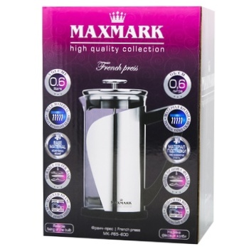 Maxmark French Press 0.6l - buy, prices for Ideal - photo 1