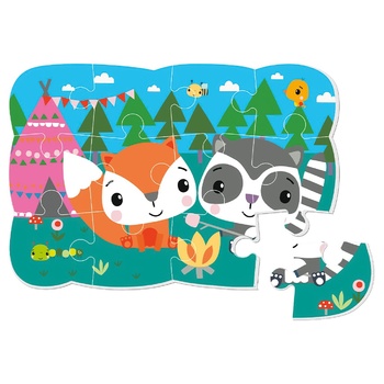 Пазлы Vladi Toys Fisher Price В Лесу магнитные А5 - купить, цены на - фото 2