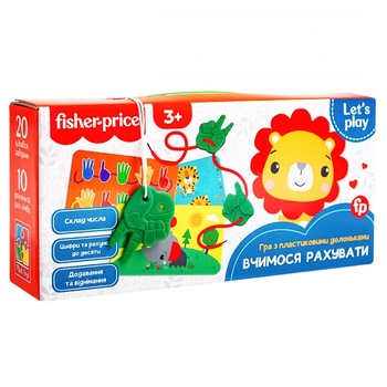 Гра Vladi Toys Fisher Price Вчимося Рахувати з пластиковими долоньками - купити, ціни на - фото 1