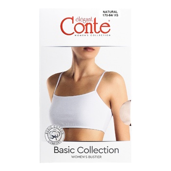 Бюстье женское Conte Elegant Basic Collection 2017 р.170-84/XS natural - купить, цены на - фото 1