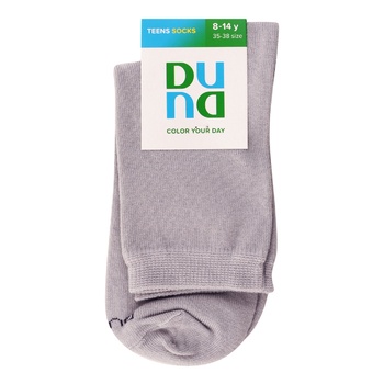Duna Light Gray Children's Socks 22-24s - buy, prices for Ideal - photo 1