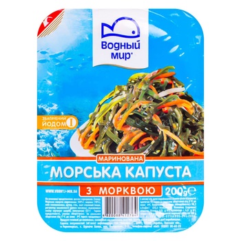 Vodnyi Svit Sea Kale with Carrots 200g - buy, prices for Cosmos - photo 2