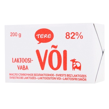 Tere Lactose-Free Butter 82% 200g - buy, prices for Za Raz - photo 3