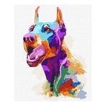 Ideyka Doberman Pop Art Painting Set by Numbers 40x50cm