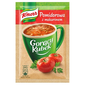 Суп Knorr томатний з локшиною 19г - купити, ціни на Auchan - фото 1