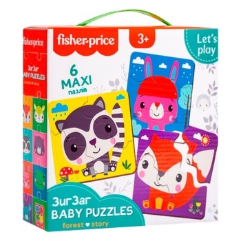 Пазлы Vladi Toys Fisher Price Baby Forest Story Зигзаг - купить, цены на - фото 1