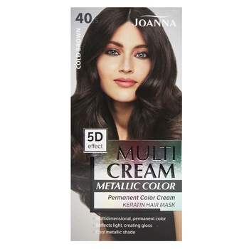 Joanna Hair Dye 40.5 Cold Brown 35g - buy, prices for Za Raz - photo 2