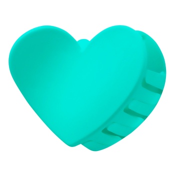 Dini Matte Style Heart Turquoise Hair Clip