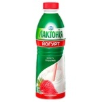 Йогурт Лактония Клубника 1,5% 780г