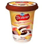 Dolce Peach and Chocolate Flavored Cottage Cheese Dessert 3.4% 350g