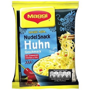 Лапша Maggi Magic Asia со вкусом курицы быстрого приготовления 62г